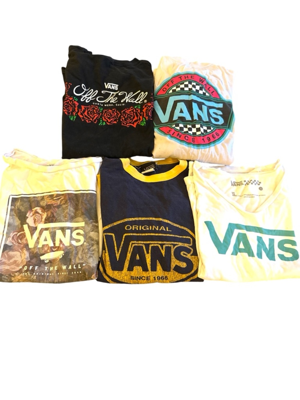 Lot of 5 Vans Graphic T-shirts